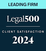 Legal 500 - Leading Firm - Client Satisfaction - 2024